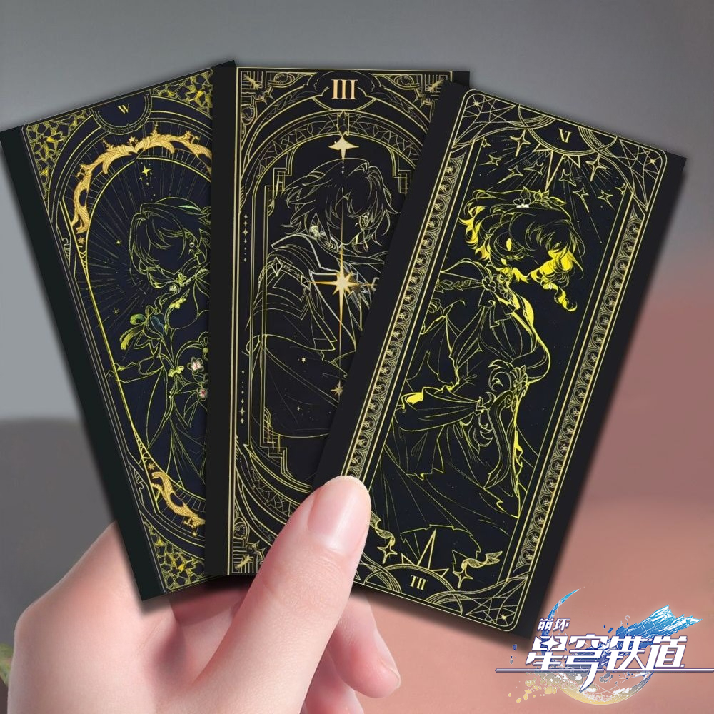 Honkai: Star Rail Game Merch Postcard Trailblazer Seele Aventurine Firefly Cyrene Sushang Tarot Cards for Fans Collectible
