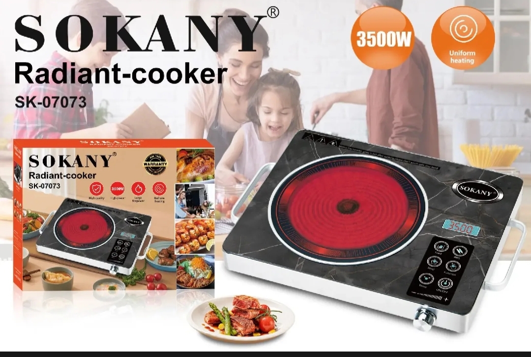 Electric Infrared Cooking Stove 2000 Watts For All Utensils