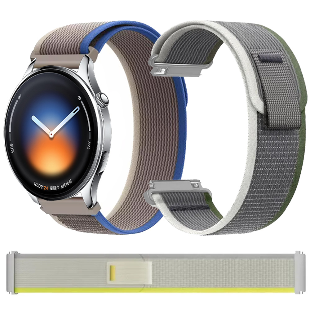 20mm 22mm Trail Nylon Loop Strap For Watch 5/S4-3 Sport Breathable Wristband Watch Lite Watch S 5 S 3