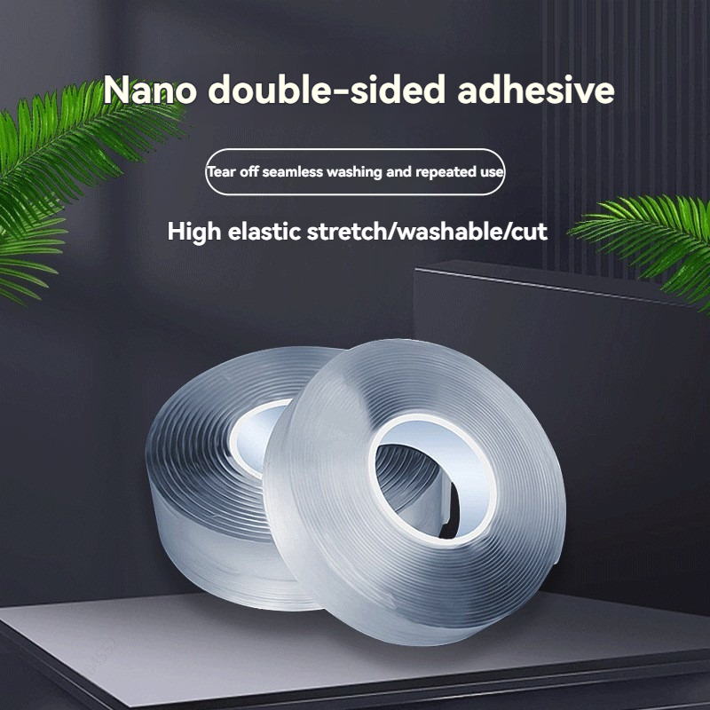 1 Pc Nano Tape Double Sided Tape Transparent Reusable Waterproof Adhesive Tapes Kitchen Home Party Balloon Decoration