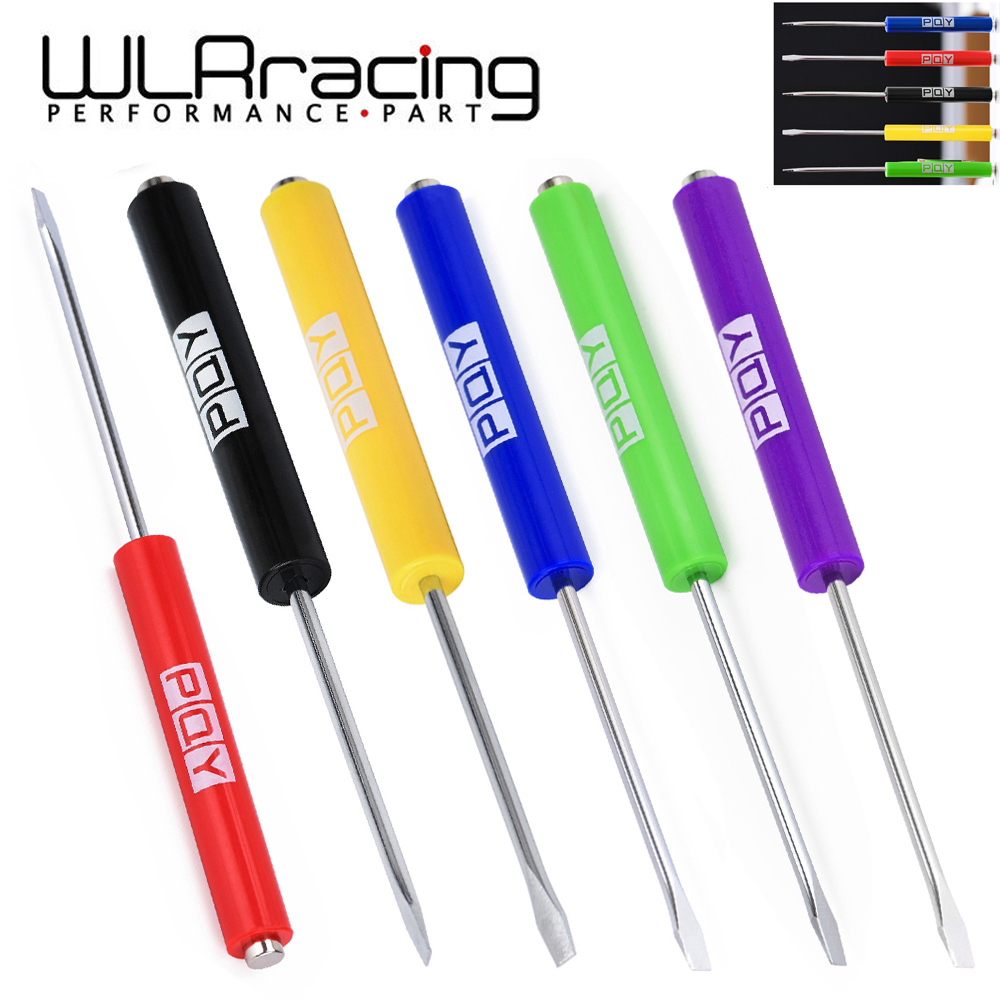 1pcs Mini Tops And Pocket Clips Pocket Screwdriver Strong Magnetic Slotted Screwdriver Car Repair Remove Tools GJ001-QY