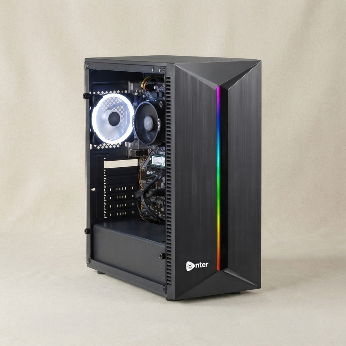NVME Gaming Lite Desktop Computer CPU Intel Core I7 Third Gen 8GB RAM 500GB SSD Powerful PC Build