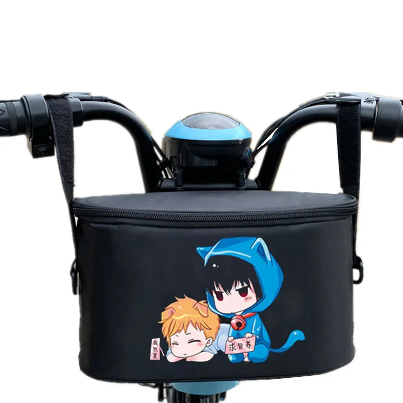 Factory Direct Sales Electric Car Bicycle Hanging Bag ford Leather Bag Front Hanging Bag Large Capacity Three-Dimensional Stor