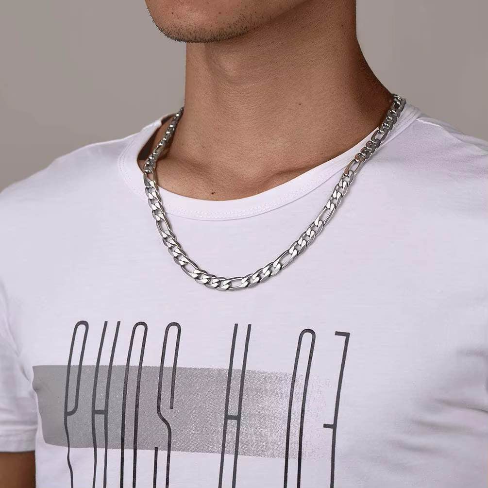 Silver Chain For Men - Silver Color | Fashionable Stainless Steel Casual Street Fashion Unique design Chain For Men