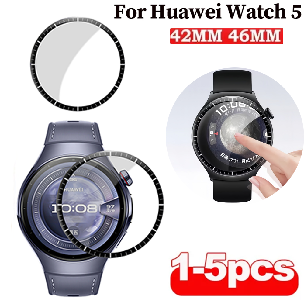 3D Curved Film for Huawei Watch GT4 46MM Screen Protector Anti-scratch Protective Cover Film for Huawei Watch GT 4 Not Glass