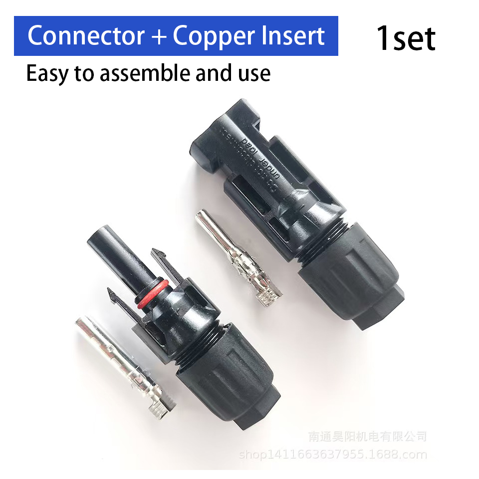 5 Sets / 10 Sets MC Connector PV Connector Solar Panel Waterproof Assembly 30A 1000V Wrench Waterproof Connector