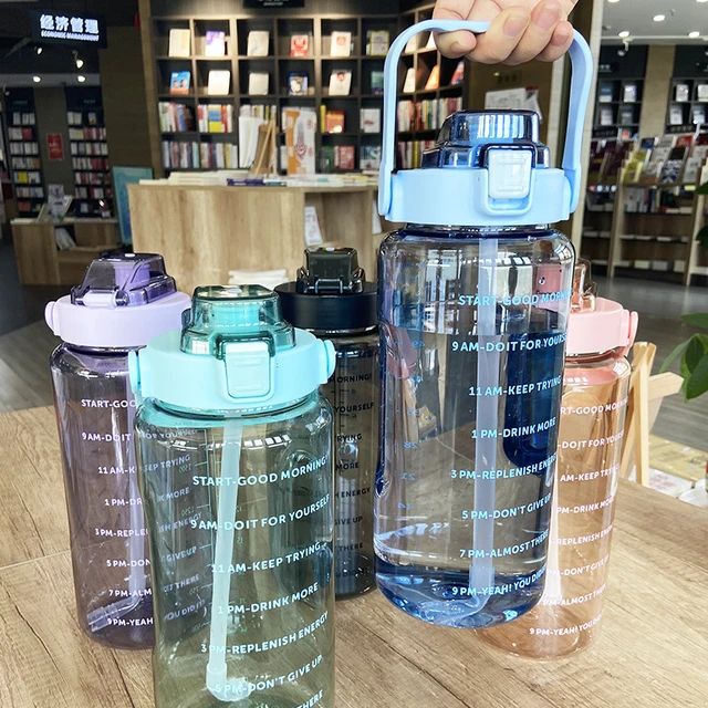Sports Water Bottel With Time Marker-2 Liter