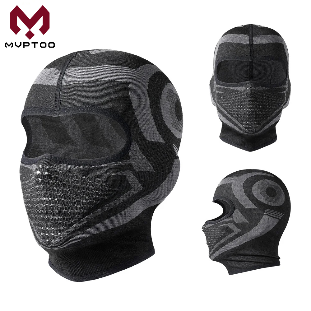 Winter Thermal Balaclava Full Face Mask Ski Outdoor Sports Bicycle Helmet Caps Windproof Beanies Hat Bandana Scarf Men Women