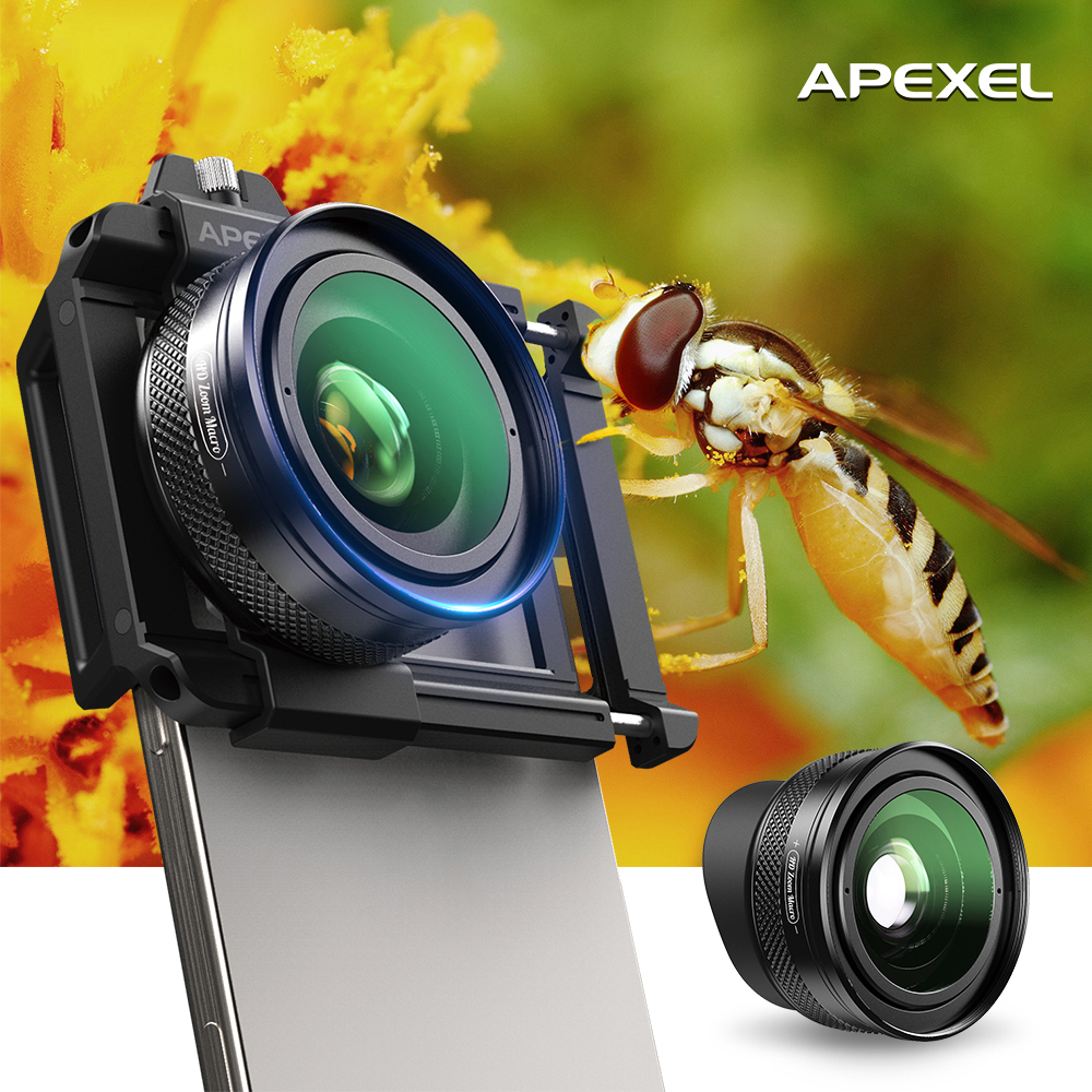 APEXEL New HD 10-20X Zoom Macro Lens Mini Portable Micro Phone Camera Lenses for iPhone 17/pro Max Android All Smartphones