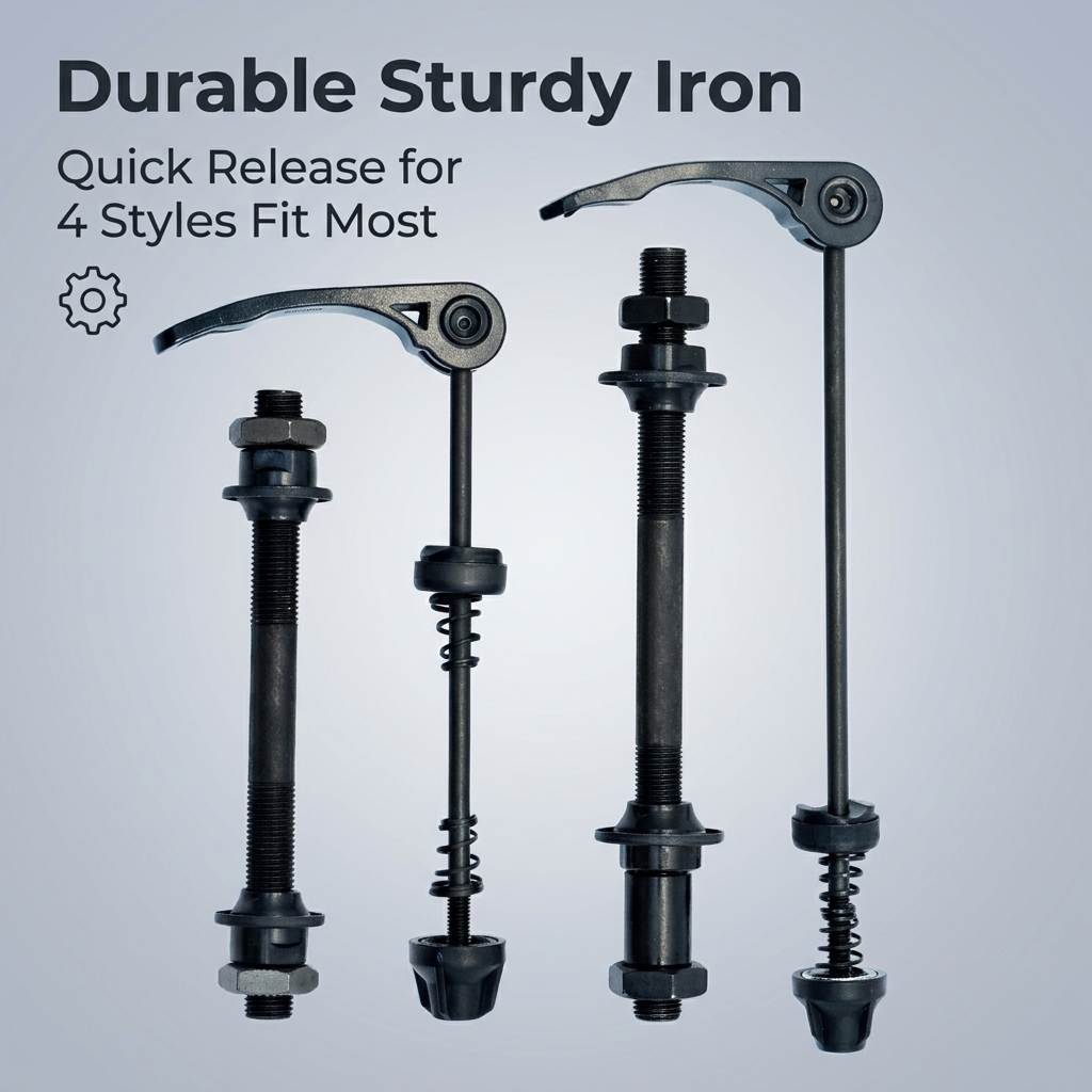 Bicycle Axle Quick Release Brochure Bicycle Axle Front Rear Wheel Axle Bicycle Accessories Suitable for Road Bike Mountain Bike