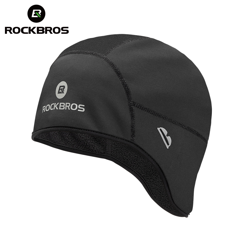 ROCKBROS Winter Cycling Caps Windproof Thermal Fleece Ski Riding Motorcycle Hats Bicycle Cap Bandana Ciclismo Headband Bike Caps