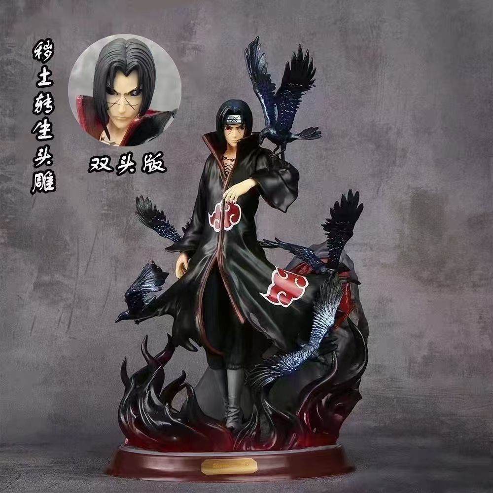 HOT NEW Popular Naruto Anime Model Uchiha Itachi Statue Toy Home Decor Ornament for Boyfriend