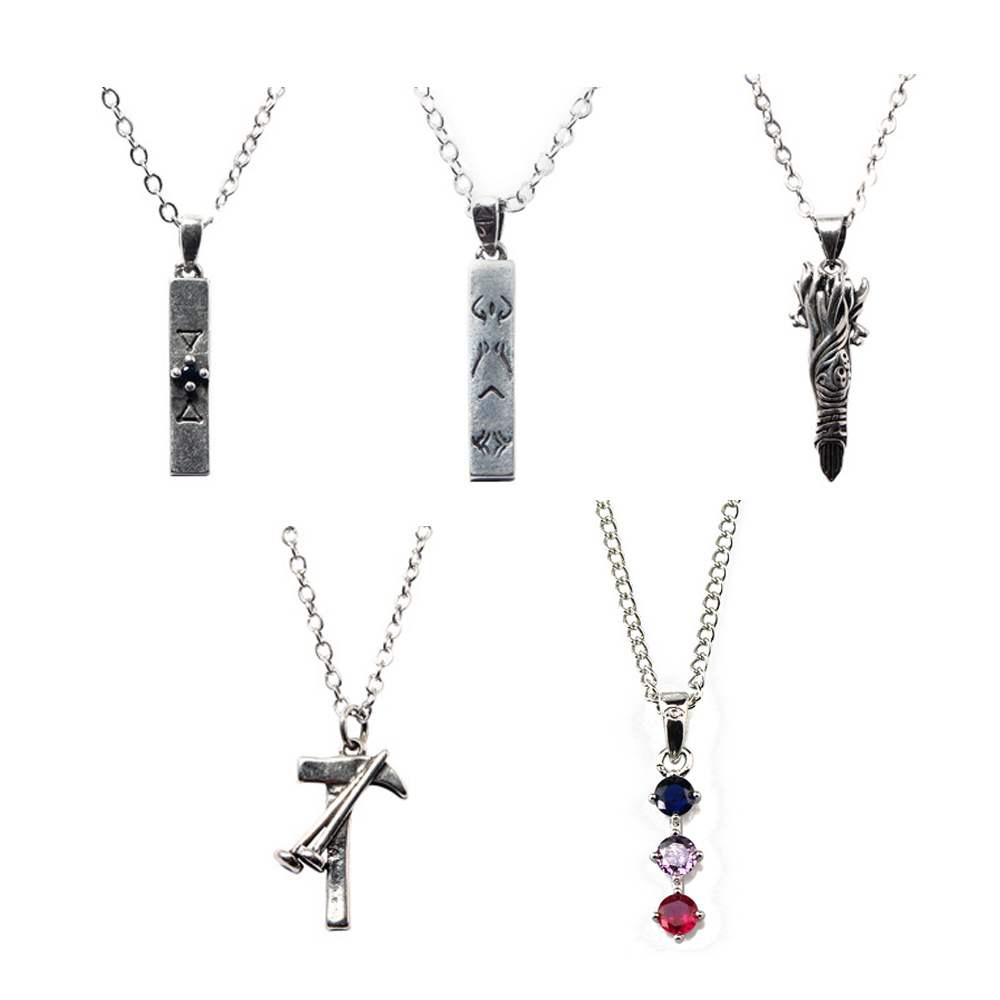 Anime Jujutsu Kaisen Necklace Ryomen Sukuna Itadori Yuji Cosplay Unisex Pendant Choker Jewelry Accessories Halloween ﻿ pen gpt