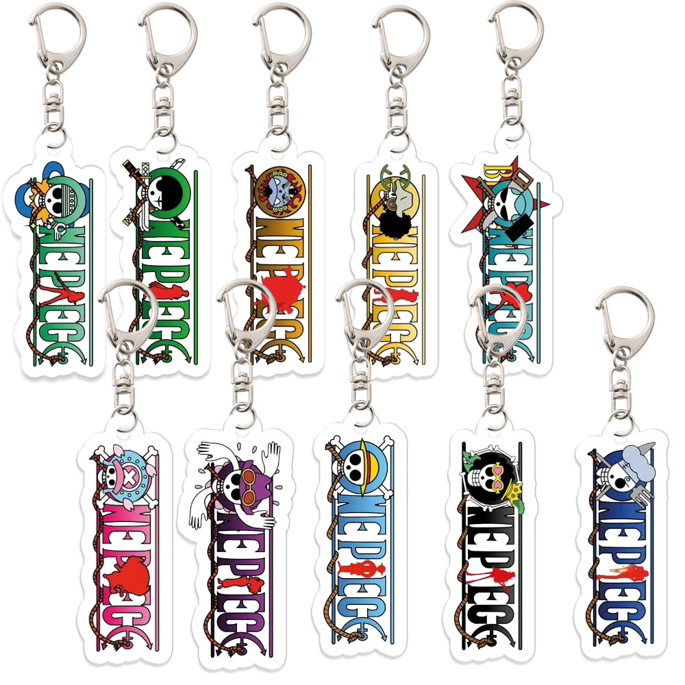 Luffy Keychain Anime Nami Cartoon Roronoa Zoro Name Backpack Decor Exquisite Student Pendant Couple Set Figure Birthday pen gpt