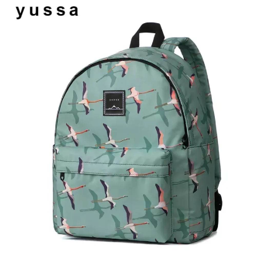 Yussa Birds Printed Soft, Waterproof Casual School, Collage, Travel Backpack With 14" Laptop Storage Capacity For Men And Women Unisex Y20B0062B01