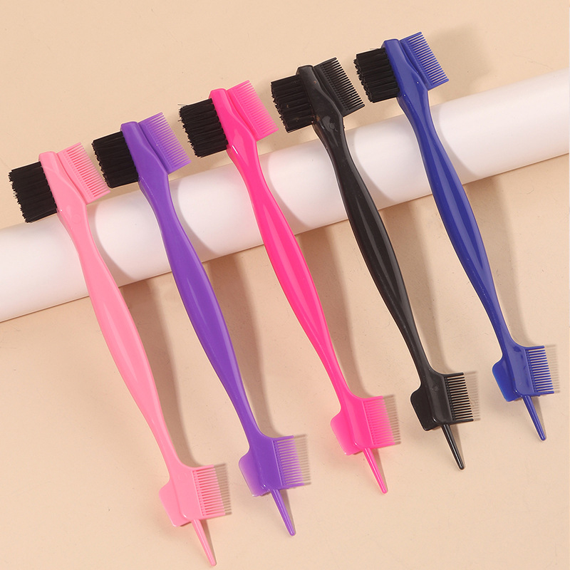 edge control brush comb, used for combing and cutting hair on the edges and back of women, special for real hair