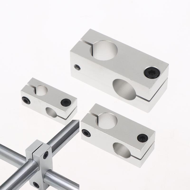 NEW 1Pcs Aluminum Pillar Fixing Clip Cross Connector Optical Axis Cross Fixing Clip Pipe Clamp Bracket DIY Accessories