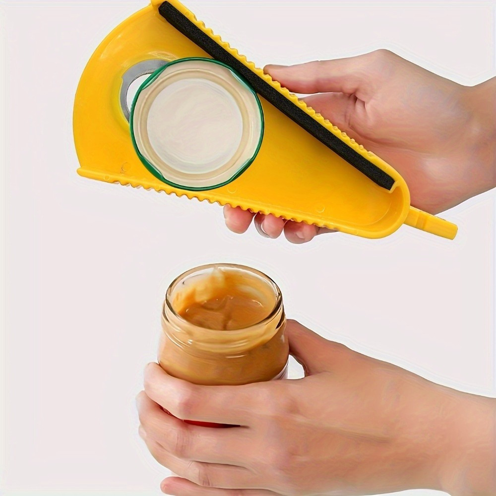 1pc Versatile Manual Bottle Opener - Durable Pet, Effortless Jar & Lid Removal For Home And Restaurant Use, kitchen accessories