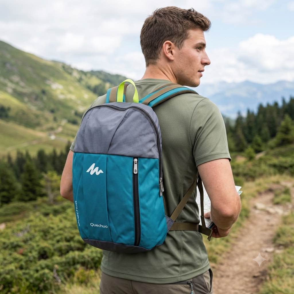 Quechua Outdoor Travelling Cycling Backpack For Unisex | Portable Waterproof Small Cycling Unisex Backpack