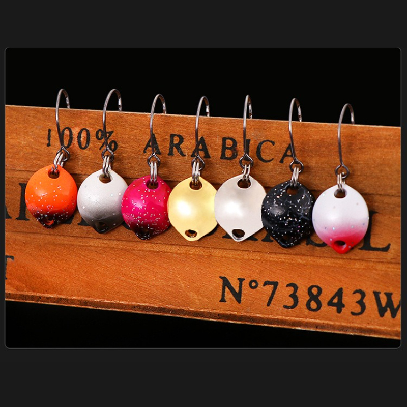 1Pc 1.4cm 1.8g Multicolor Mini Spoon lure Hard Bait Spinnerbait Isca Artificial Pesca Wobblers Fly Fishing Tackle fishing tackle