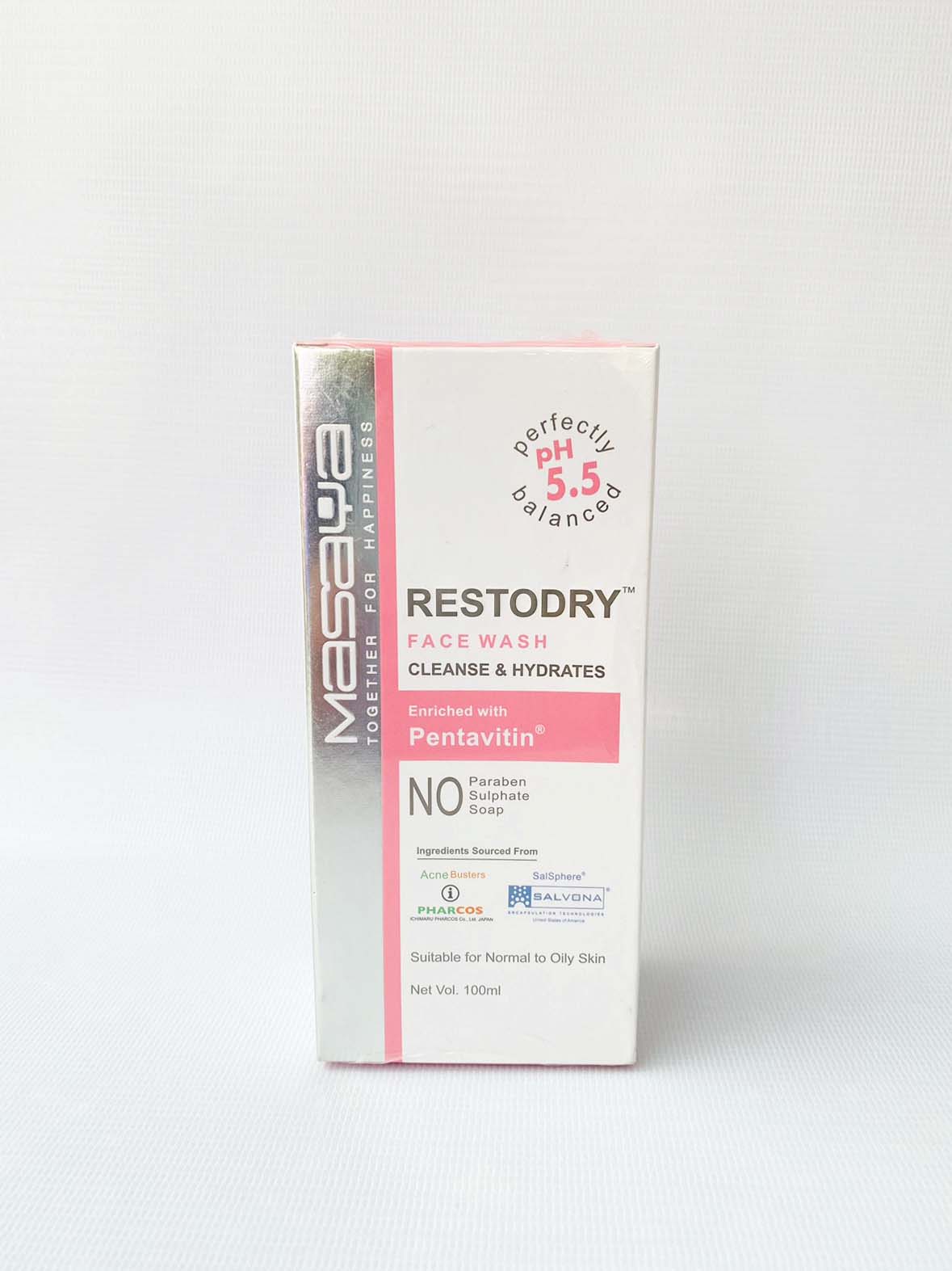 Masaya Restodry Face wash Cleanse & Hydrates