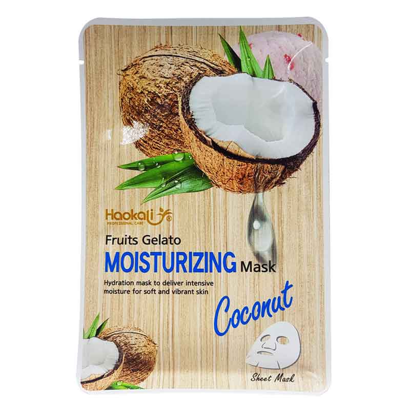 HAOKALI COCONUT FACE SHEET MASK (FOR DRY SKIN)