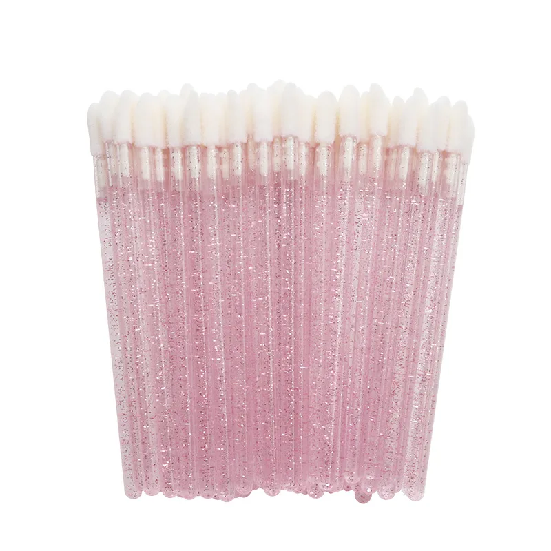 50 Pcs Disposable Nylon Mascara Wand Applicator Eyelash Brushes For Grafting Lashes Extension Women Makeup Brush Tools