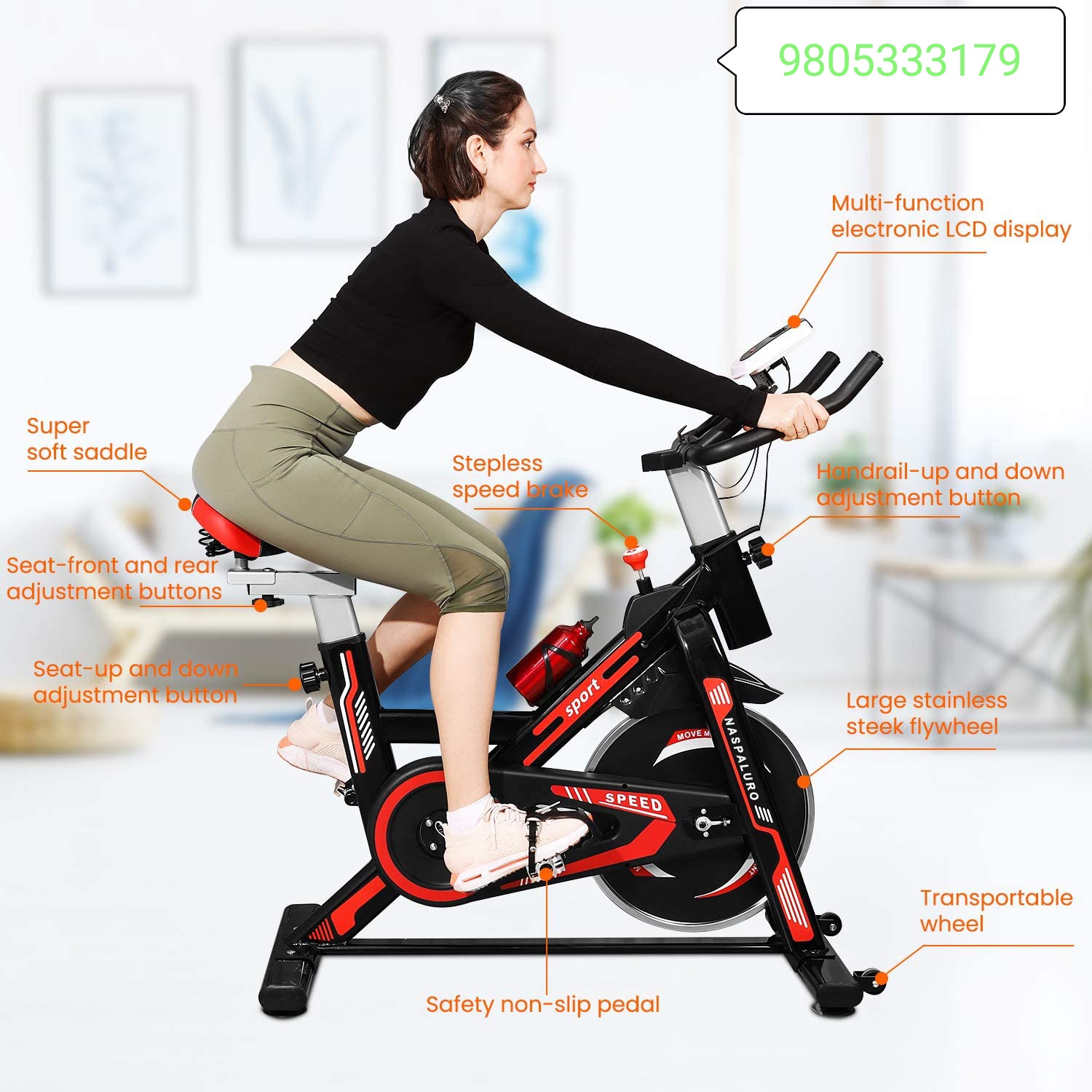 Spinning Gym Cycle