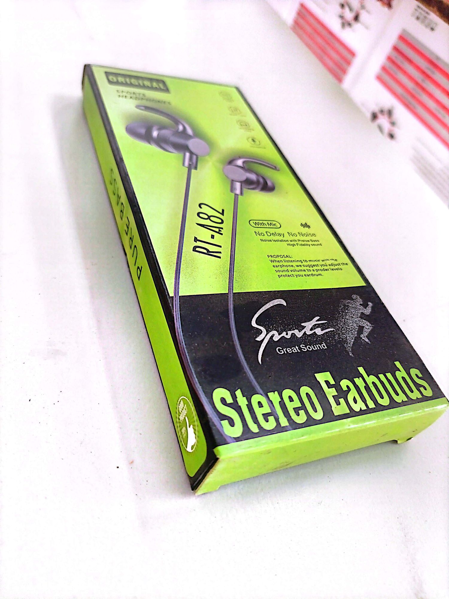 Pure Bass Stereo Earphone Rt-A82