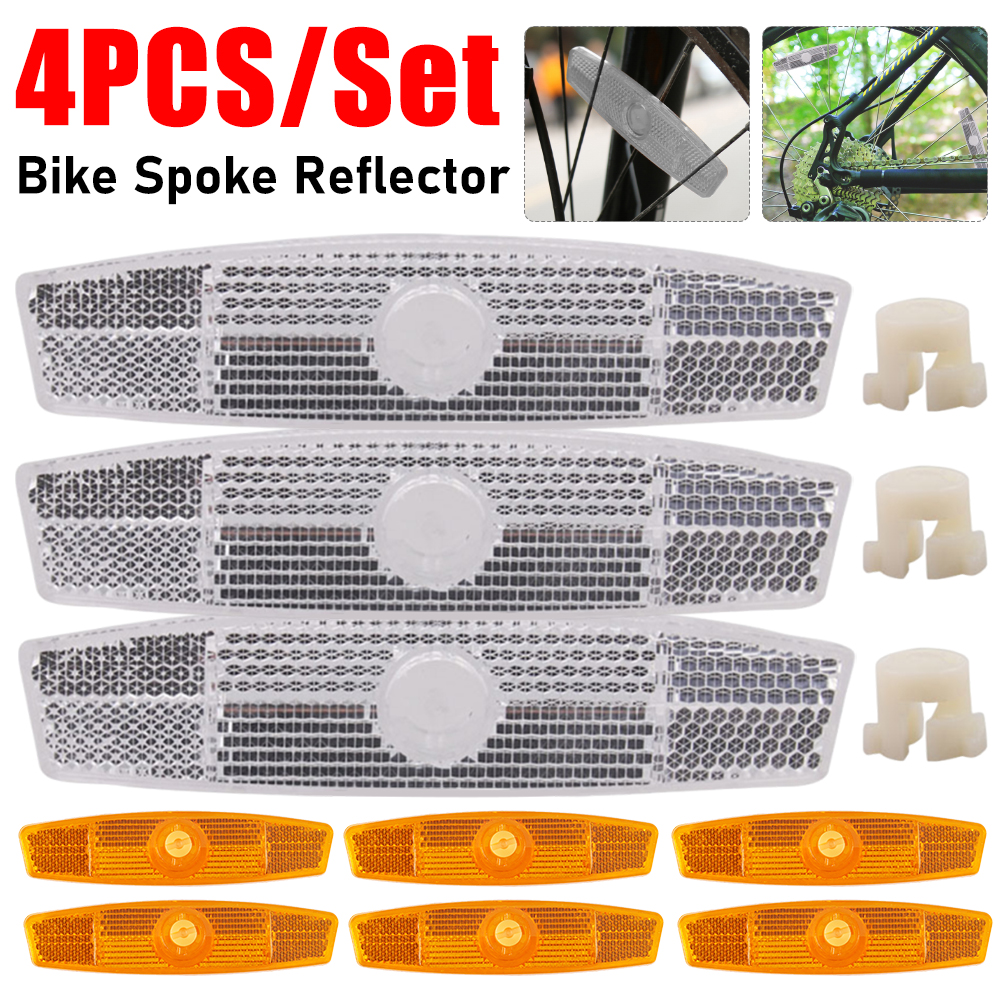 1-20pcs Bike Spoke Reflector Plastic Fixed Rain Sun Protection Bicycle Parts For Mountain Bike Outdoor Riding Accessories