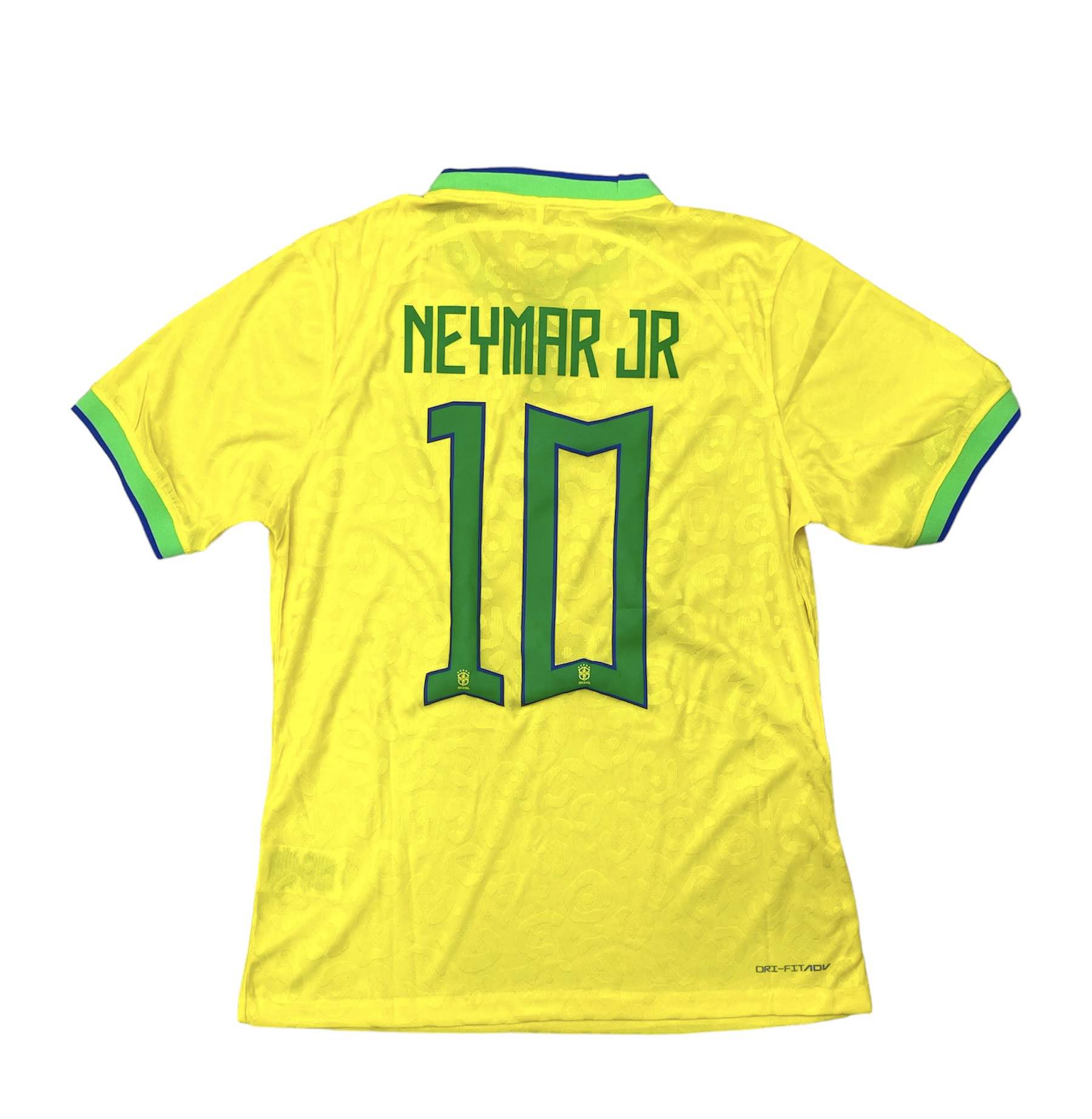 Neymar jr. Printed Brazil home kit player version fitting design