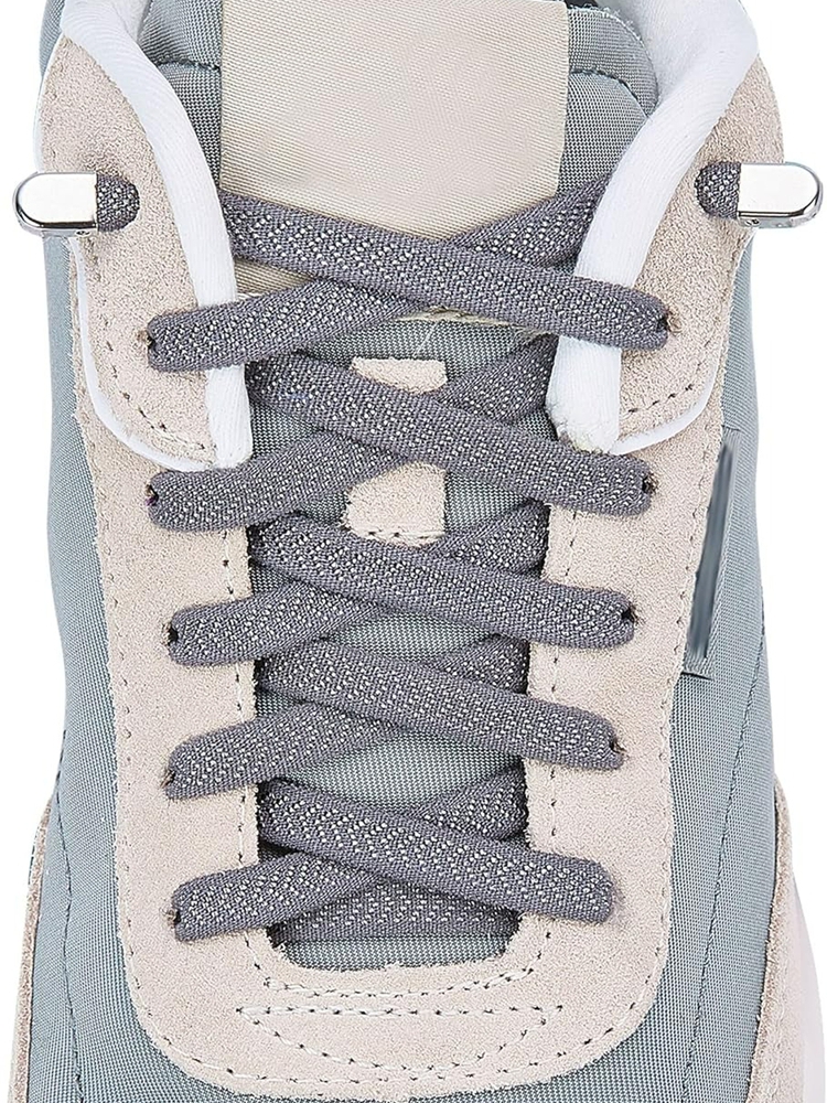 1 Pair/2 New Diamond Cross Locks for Sneakers - Pair No-Tie Elastic Shoelaces with Shoe Laces for Kids & Adults