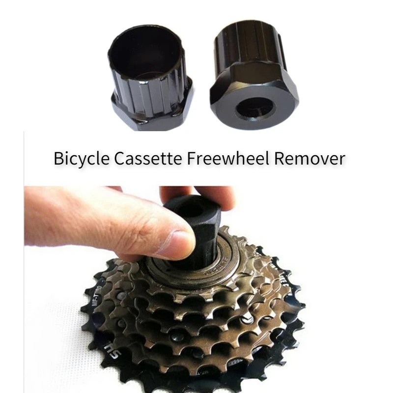 Bike Flywheel Removal Tool Kit With Cassette Wrench 12 Teeth MTB Cassette Sprocket Removal Wrench Portable Bicycle Repair Tools
