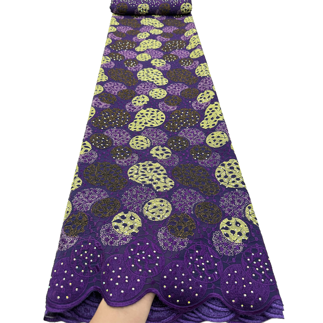 Swiss Voile Lace Fabric High-Quality Embroidery luxury african fabrics Style for Fashion Nigerian 2026 Cotton Lace Design