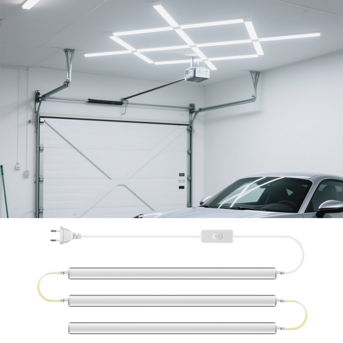 15W T5 1-6pcs LED Light Bar 50cm Kitchen Garage Livingroom Lighting 220V Fluorescent Replacement,Energy-Efficient LED Tube