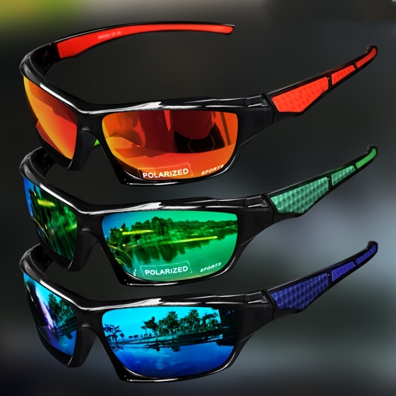 Sports Polarized Sunglasses for Men Lightweight Night Vision Male Shades Cycling Driving Fishing Fashion Mirror Sunglass UV400