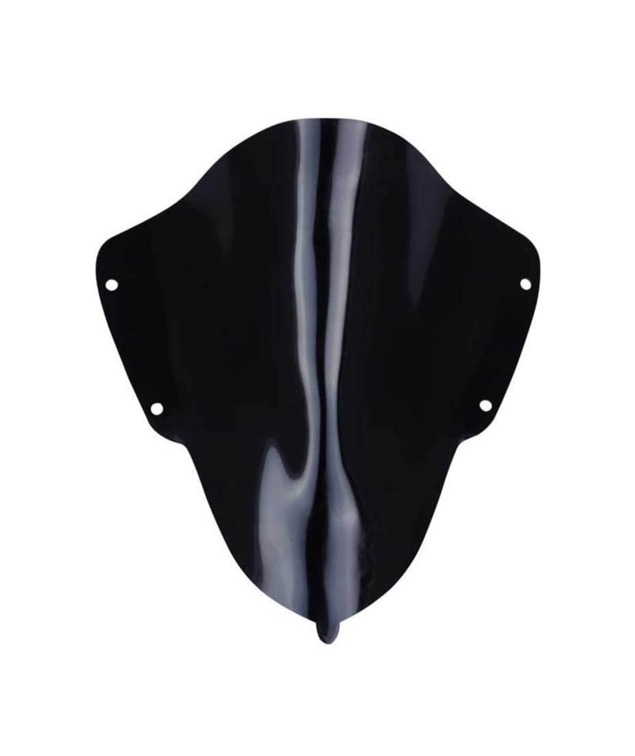 Windscreen Windshield Bolt Single Bubble Visor Wind Deflectors for Yamaha R15 V3 (Black)