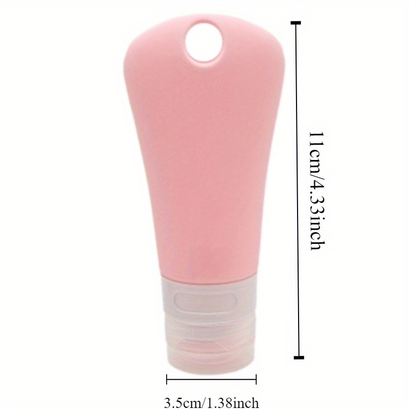 1PC Silicone Split Bottle Squeezing Soft Lotion Bottle Convenient Empty Bottle for Bath Travel Storage