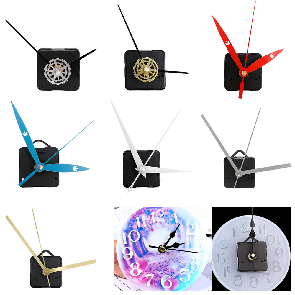 1pc Silent Clock Movement Silicone Mold Clock For Jewelry Clock Resin Silicone Mold Tool DIY Epoxy Resin Molds DIY Accessories