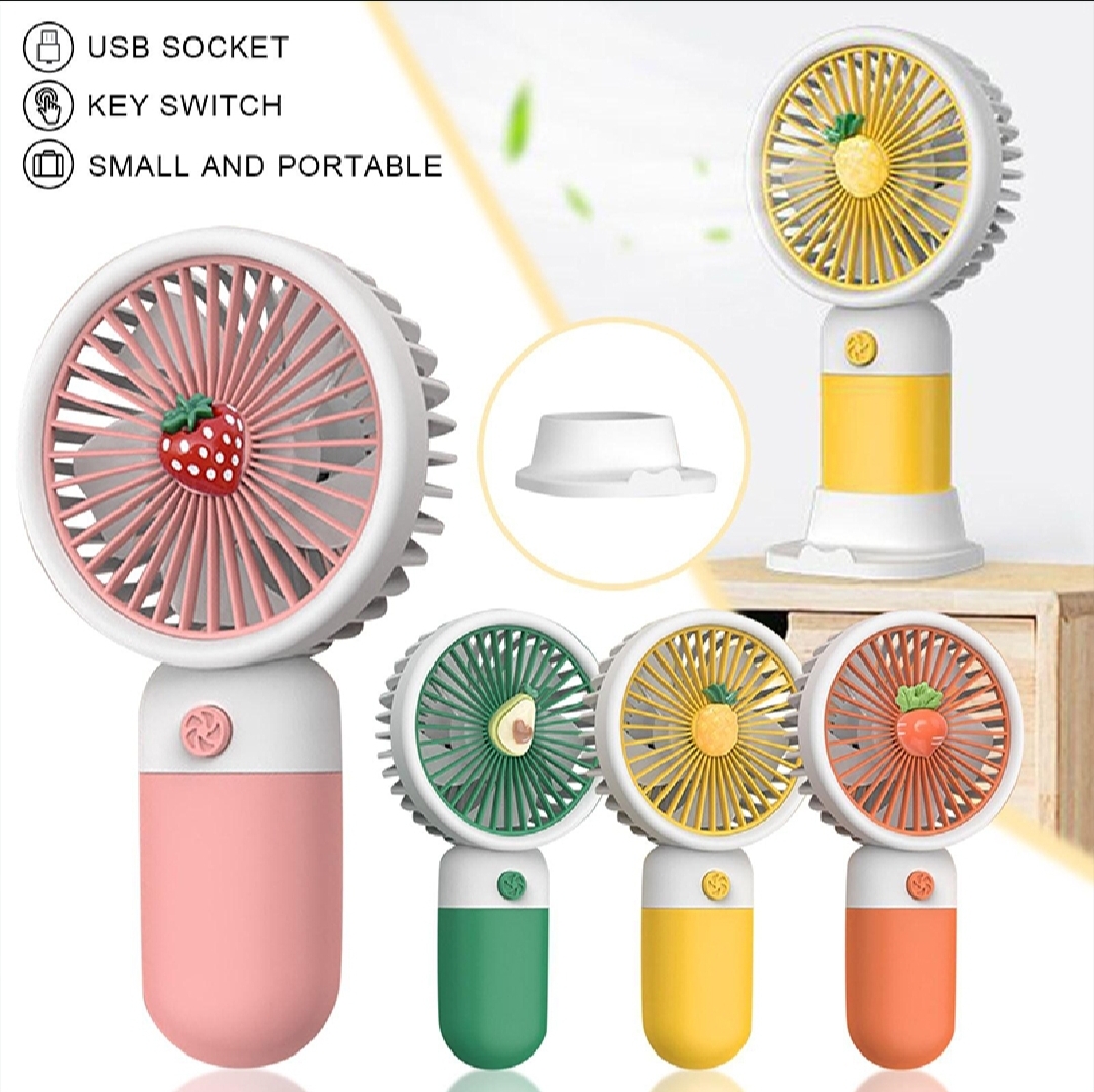 Cute little Portable Handy Rechargeable Mini Fan