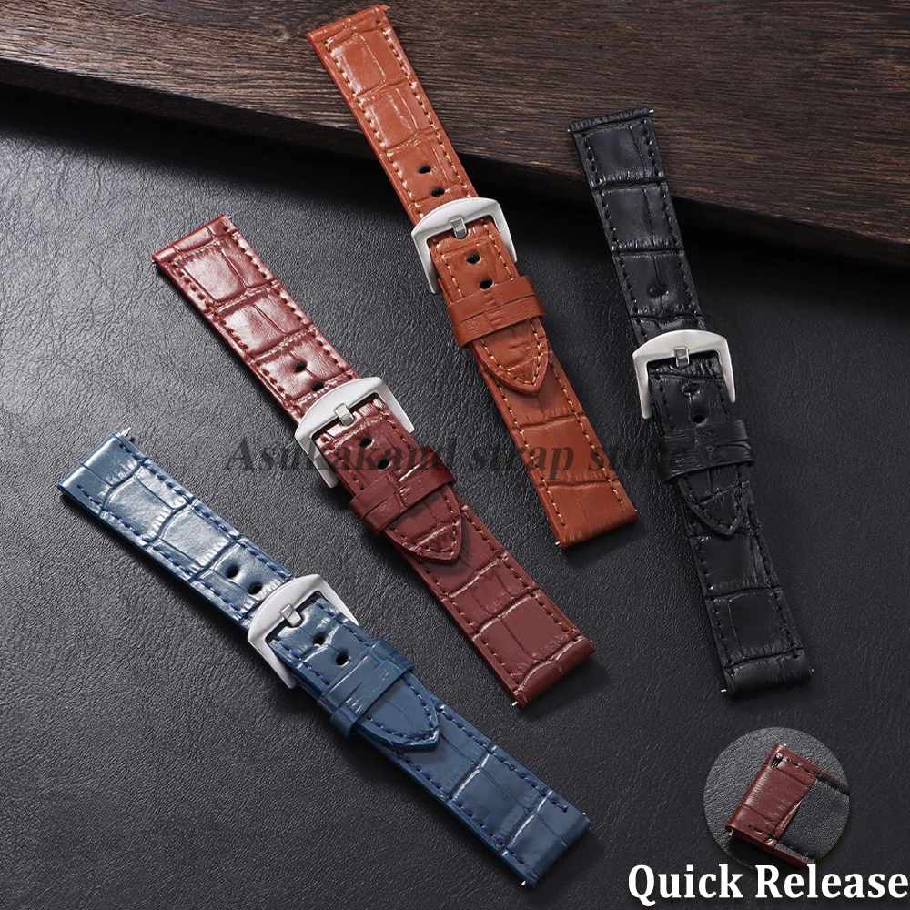 New 20mm 22mm Canvas Nylon Strap for Watch Band Women Men Wristband for for Bracelet Quick Release Straps