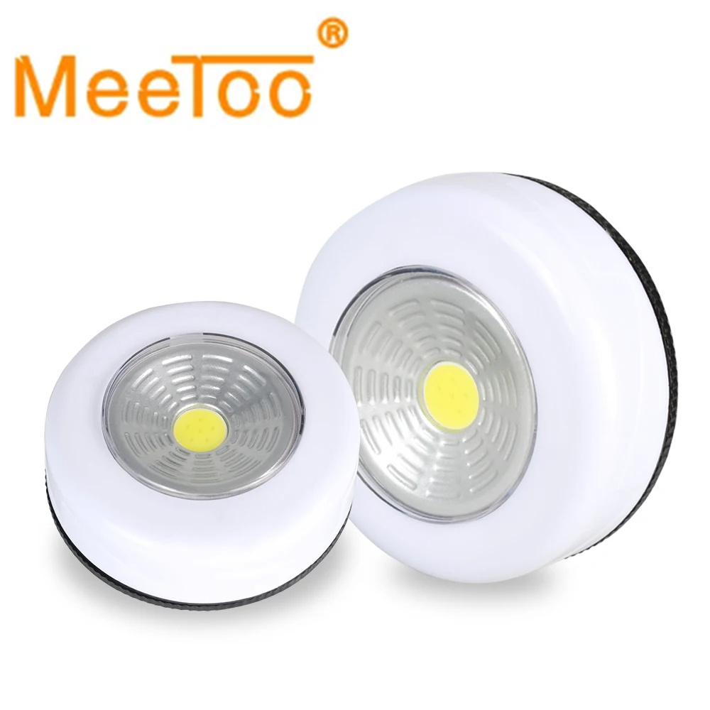 LED COB Touch Sensor Small Night Light LED Under Cabinet Light Bedroom Bedside Hand Press Night Lamps Kitchen Lighting Wall Lamp