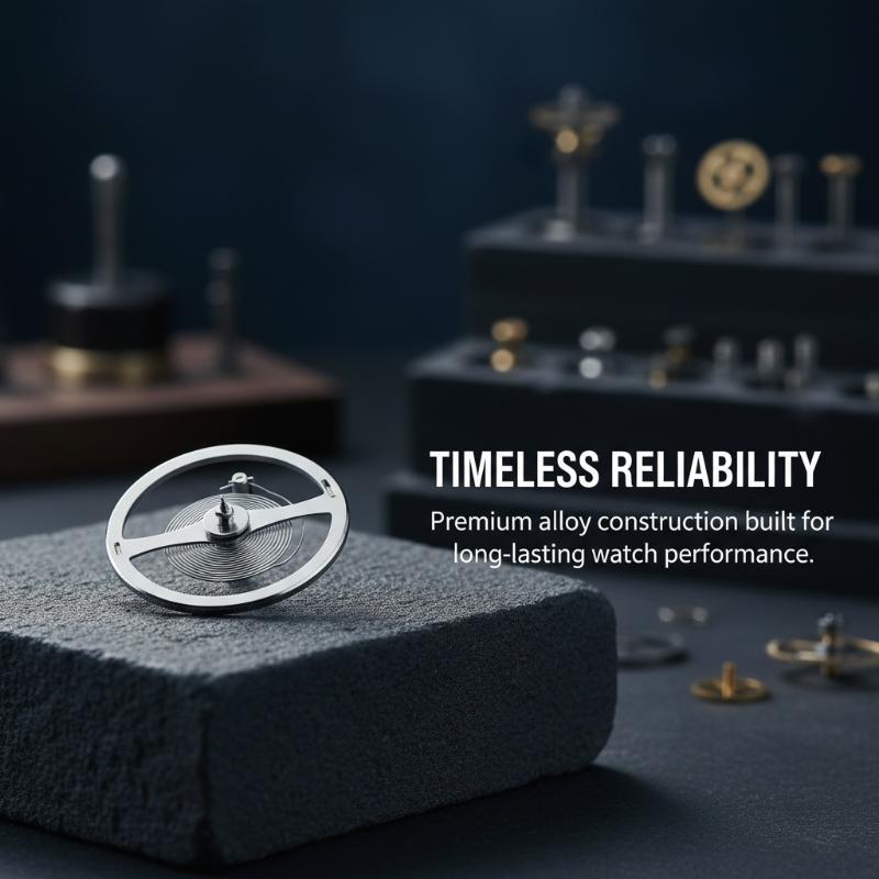 Watch Parts 7009A Balance Wheel Accurate Full Swing With Hairspring For DIY Handcrafted Mechanical Timepiece Projects