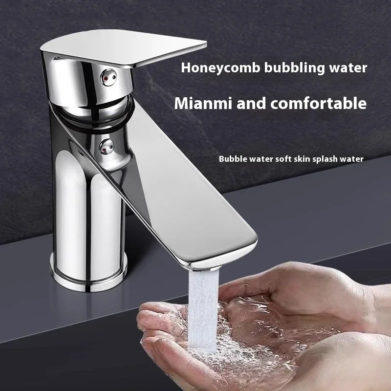 304 Stainless Steel Bathroom Faucet Shower Room Combined Wash Basin Mixer Metal Faucet for Installation of Toilet Kitchen Sink