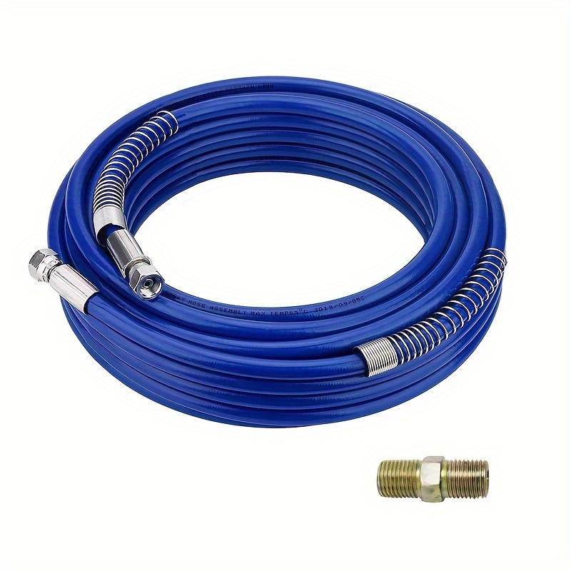 1 Set 33 Ft. X 1/4 In. Airless Paint Sprayer Hose with Connctor, High Pressure Universal Paint Sprayer Flexible Fiber Tube, 3300