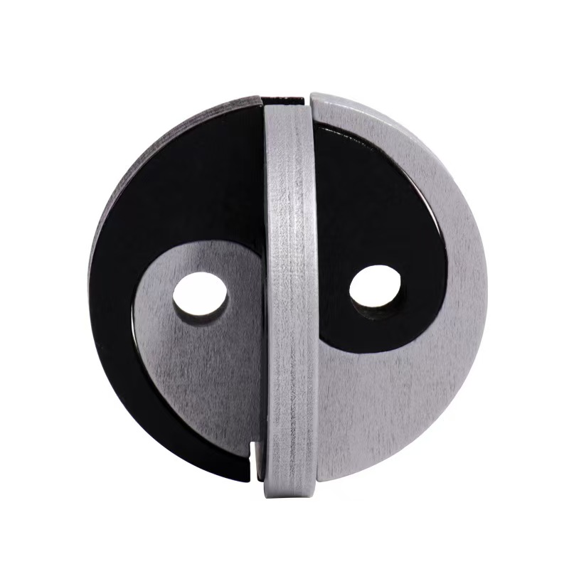 Unique Tai Chi Luban Lock Wooden Brain Teaser Puzzles for Adults Kids Creative Intellectual Rompecabezas Madera