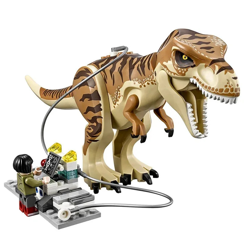 Compatible Brands Brick Sets Dinosaur Series Building Blocks 75933 T. rex Transport Car Truck MOC World Park Toys for Kids s