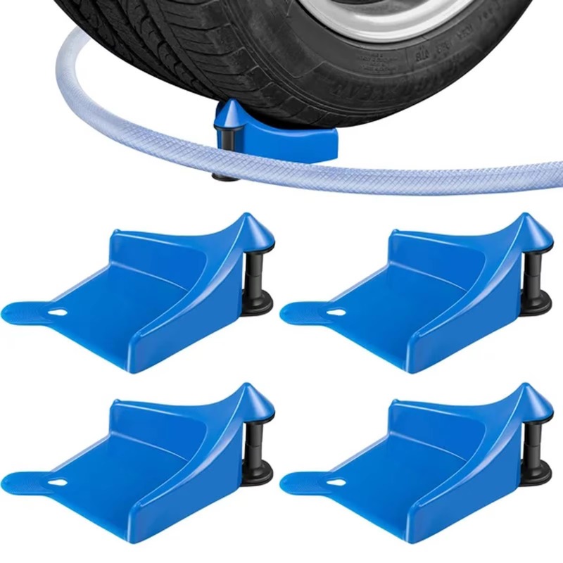 Car Hose Slide Tire Wedge Wash Tube Anti Pinch Tools Portable Tire Wedge Universal Car Washing Water Pipe Auto Detailing Tools