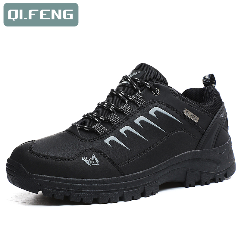 New Arrival Classics Style Men Hiking Shoes Lace Up Women Sport Footwear Black Outdoor Jogging Trekking Sneakers for Man