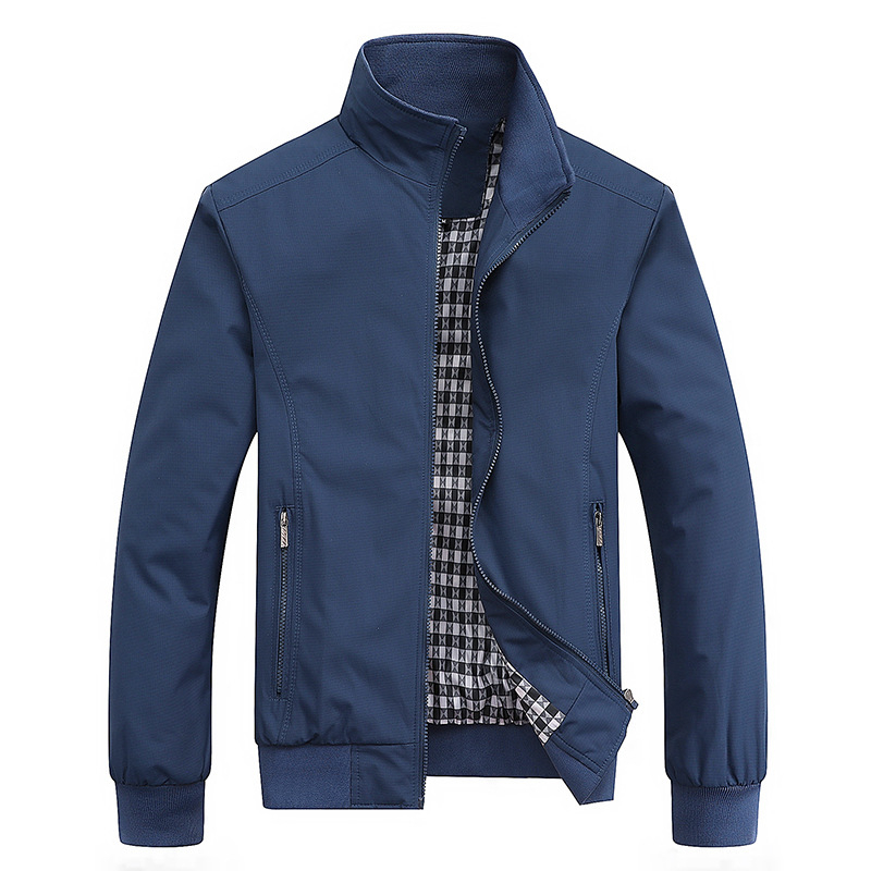 Spring Autumn Casual Solid Fashion Slim Bomber Jacket Men Overcoat New Arrival Baseball Jackets Men's Jacket 2025